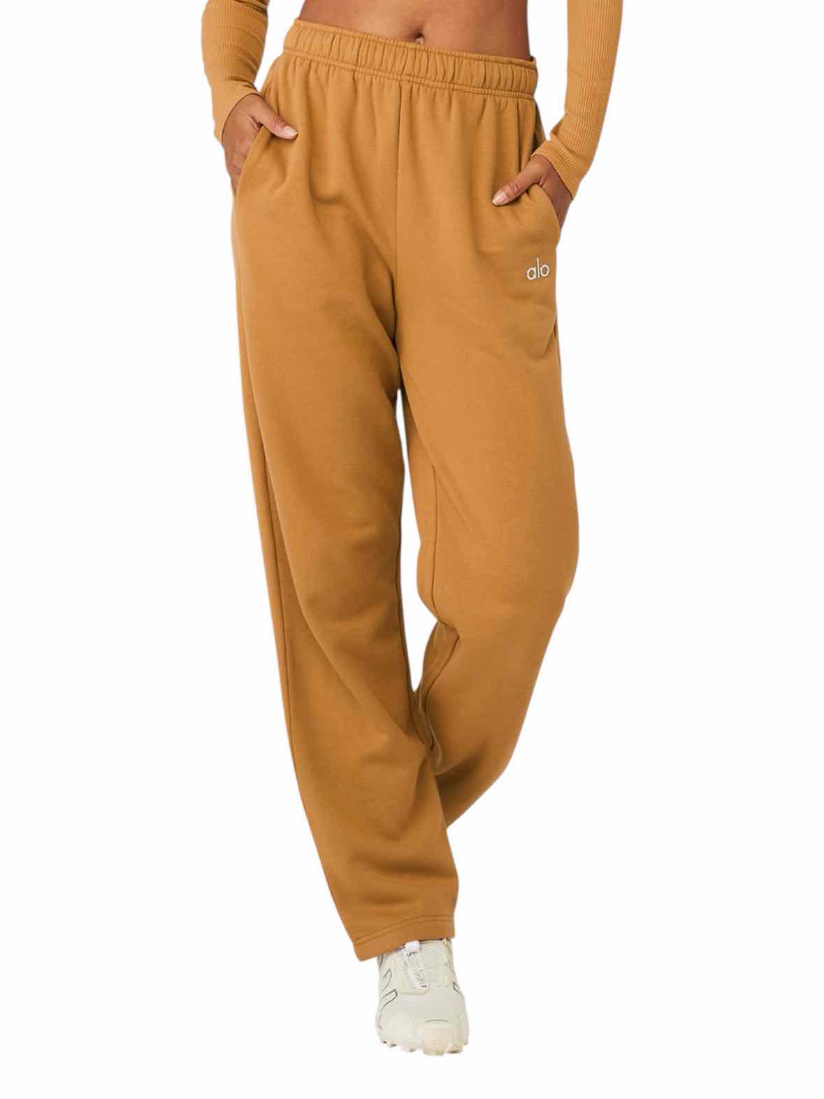 Alo Golden Brown Size XXS Sweatpants