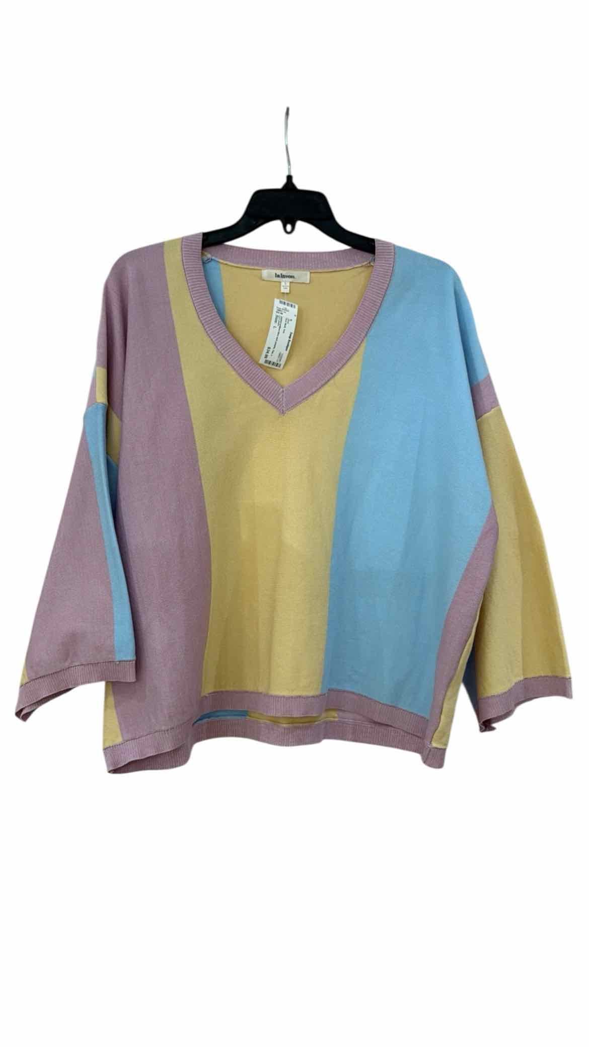 La Lavon Blue Multi Size L Shirt