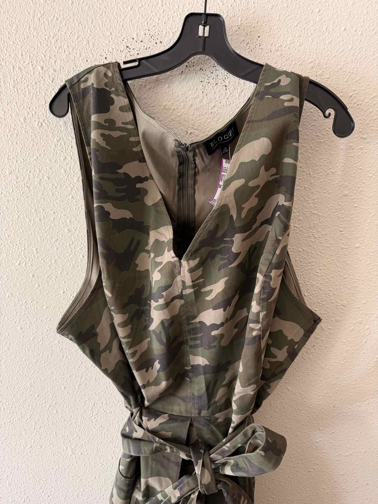 ELOQUII Camo Size 28 Dress