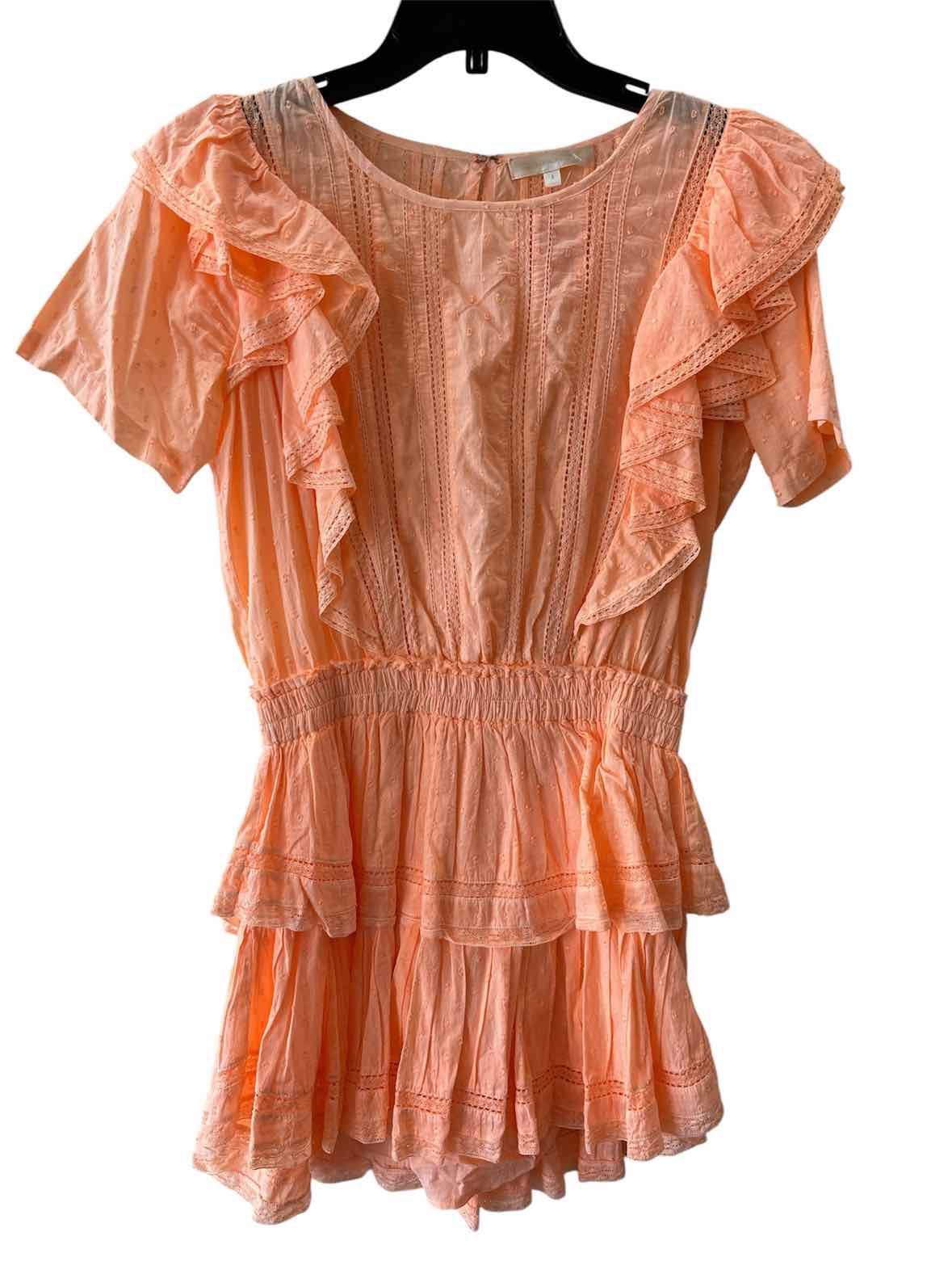 Love Shack Fancy Neon Orange Size S Dress