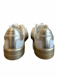 Golden Goose White and Gold Size 41 Shoes