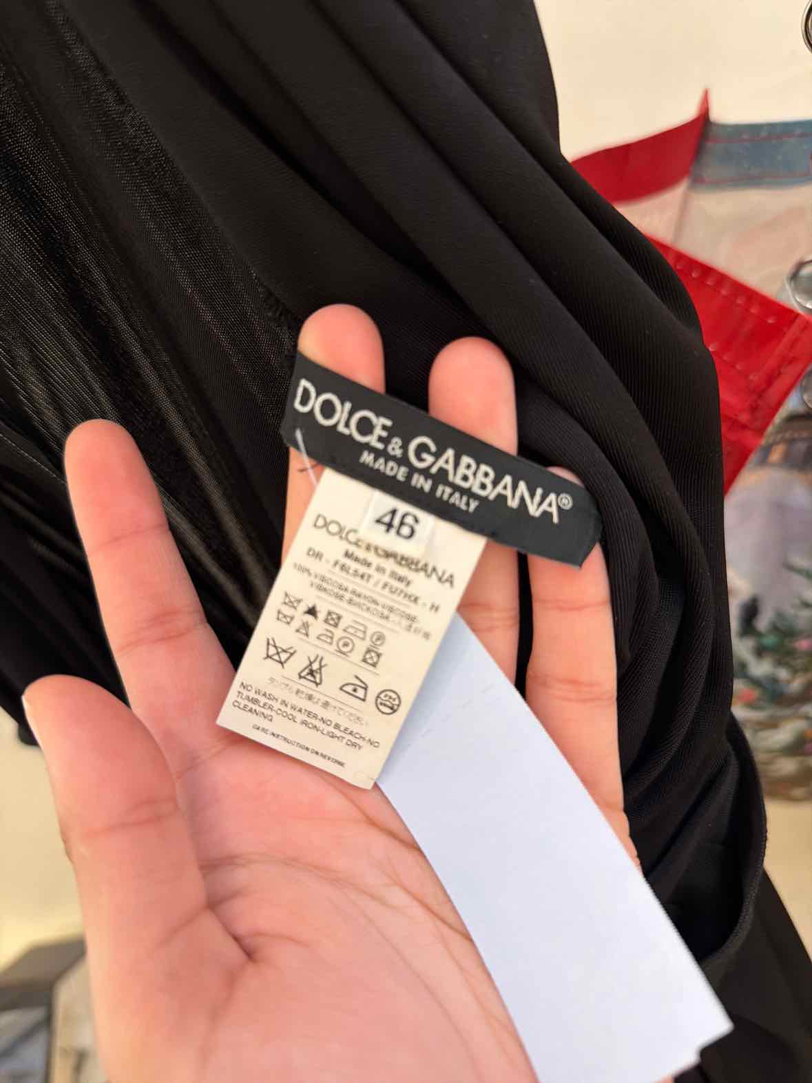 Dolce and Gabana Black Size 46 Dress