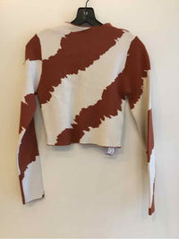 blanc clothing Off White and Brown Size S Shirt