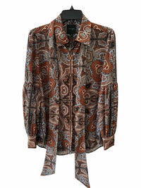 Alex Marie brown and blue Size S Shirt