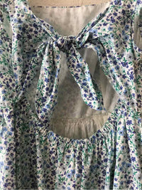 J Crew Factory White and Blue Size 2 Dress