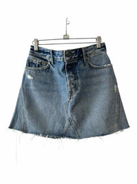Grlfrnd Blue Size 27 Skirt