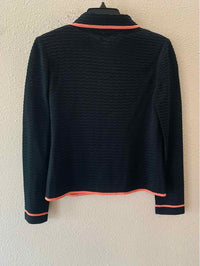 Ming Wang Black and coral Size XS Cardigan