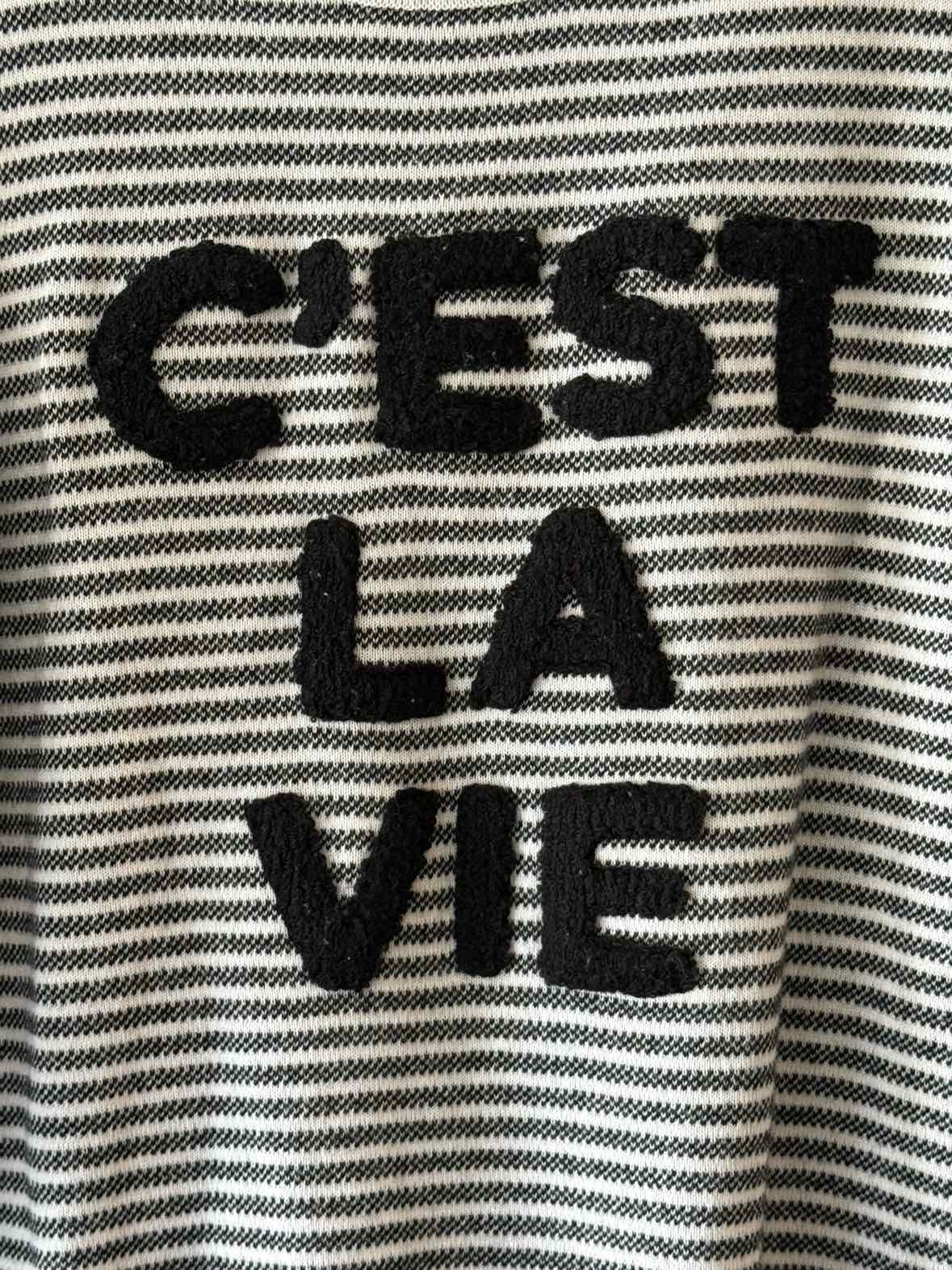 Karl Lagerfeld Black and white Size S Sweater