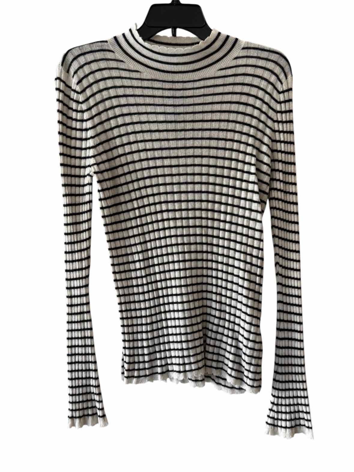 Joie Black and white Size M Sweater
