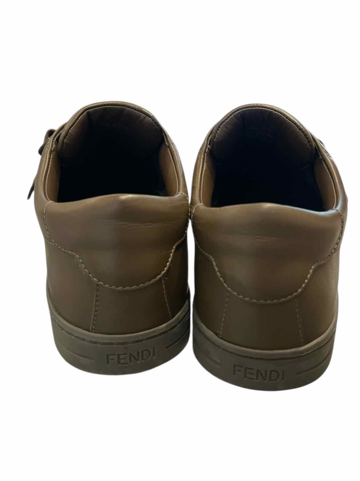 Fendi Olive Green Size 38 Shoes