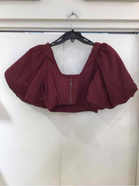 Aje. Burgandy Size AU10/US6 Shirt