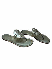 Tory Burch White Gold Size 6 1/2 Sandals