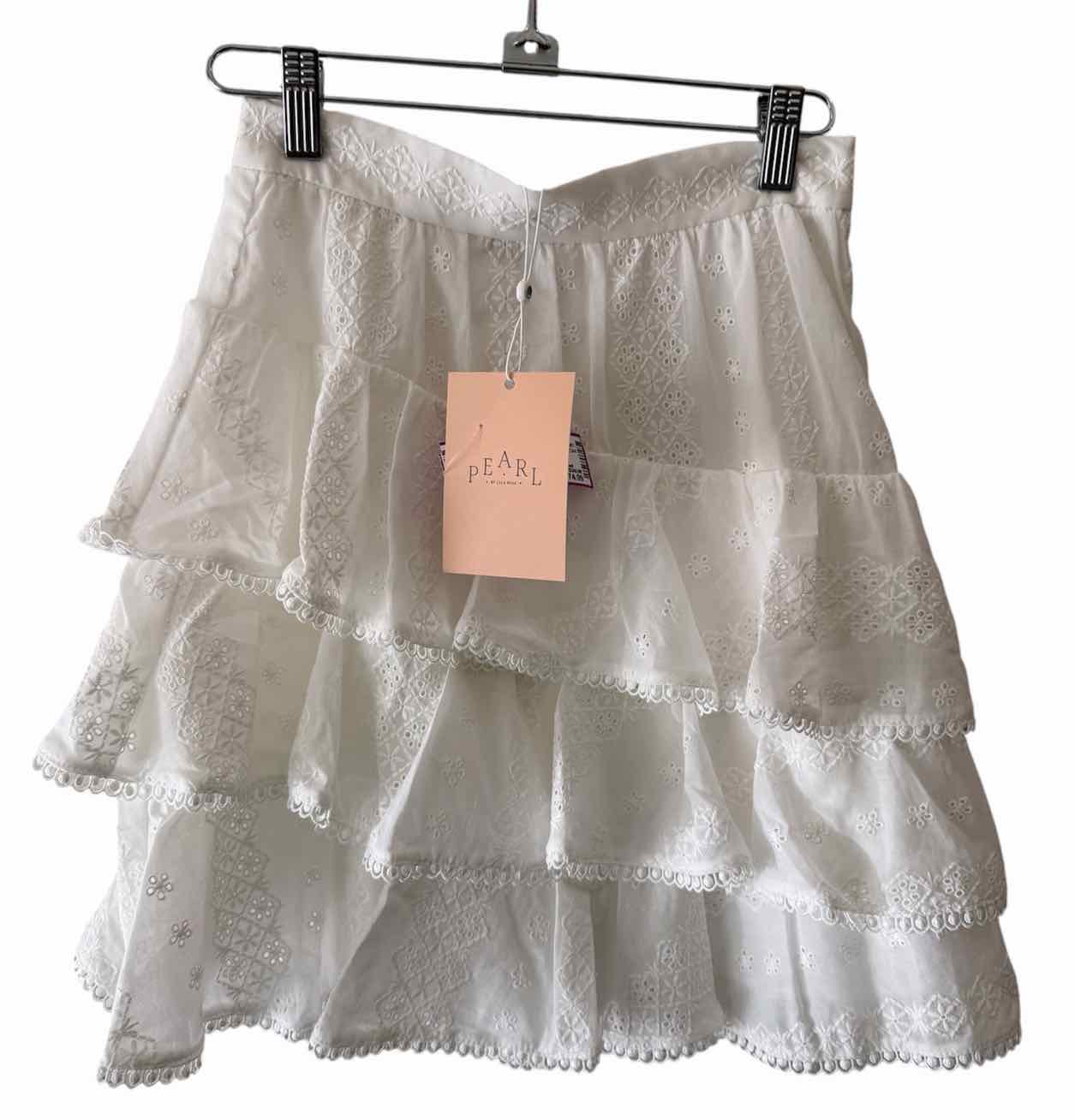 Pearl by Lela Rose Ivory Size 00 Skirt