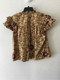 ULLA JOHNSON Mustard multi Size 16 Shirt