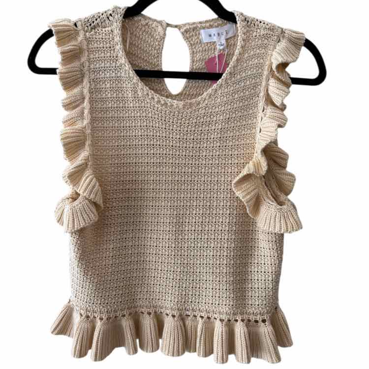 Mable Tan Size S Shirt