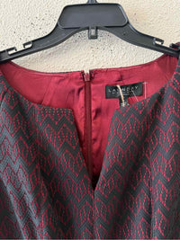 Laundry by Shelli Segal Burgundy and black Size 12 Dress
