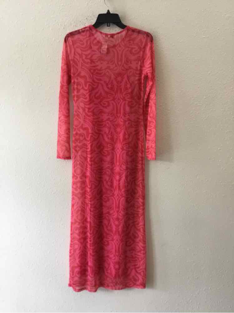 Never Fully Dressed Pink and Red Size 6 Dress