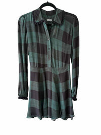 Reformation Green and black Size 4 Dress