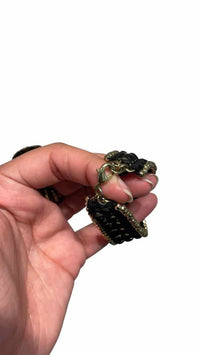 Stella and Dot Gold and Black Bracelet