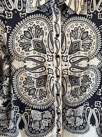 Rachel Zoe Navy and White Size XS Shirt