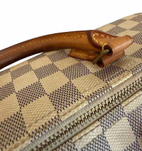 Louis Vuitton Damier Azur Canvas Speedy 30 Navy and Cream Handbag