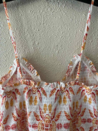 Hill House White Multi Size M Dress