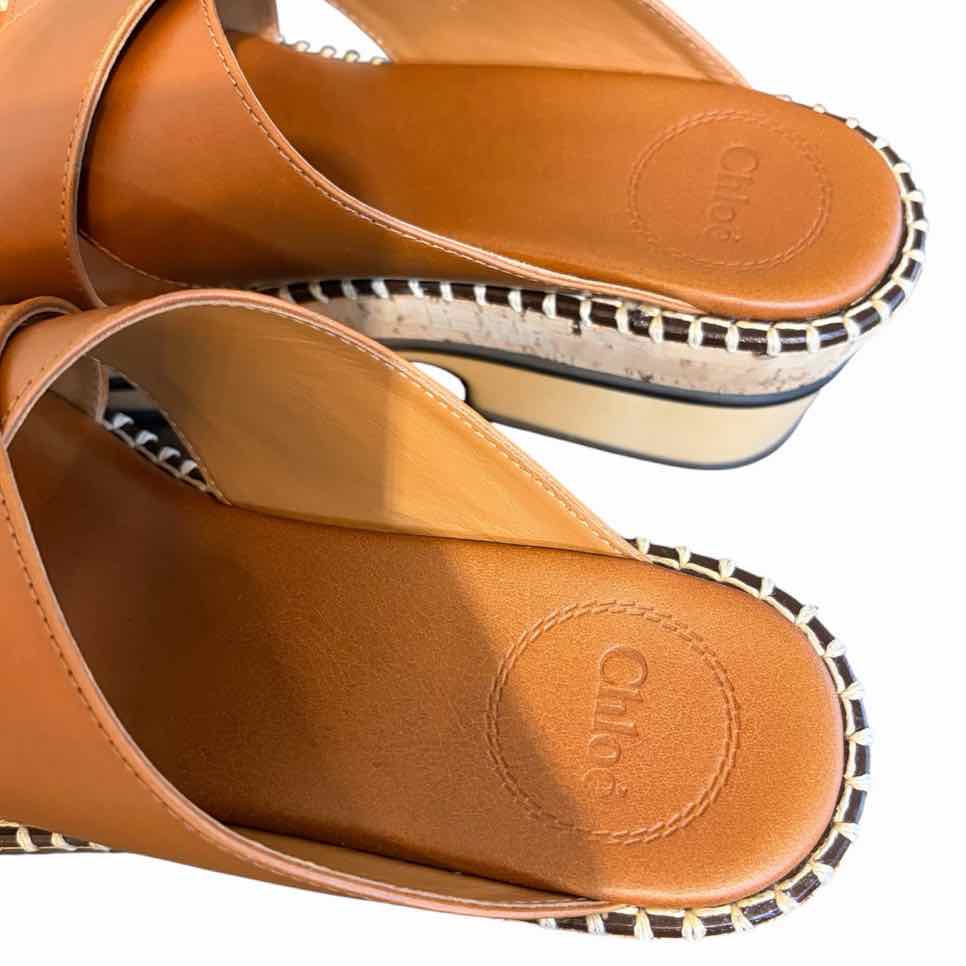 Chloe Brown and Tan Size 36 Shoes