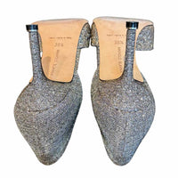 Manolo Blahnik Silver multi Size 38.5 Shoes