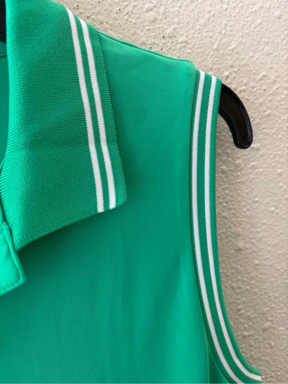 J Crew Factory Green and White Size L Dress