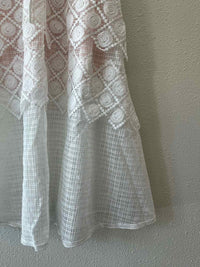 Miss Rosier white and nude Size L Dress