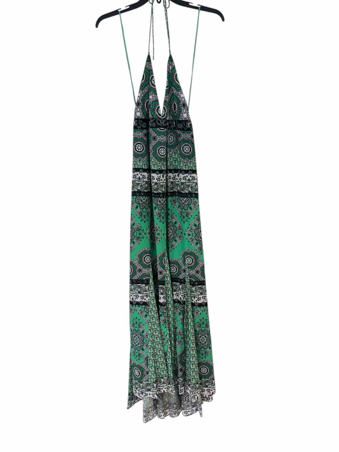 alice + olivia Green Size 0 Dress
