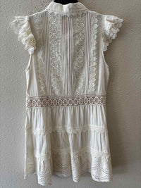 alice + olivia Cream Size 4 Dress