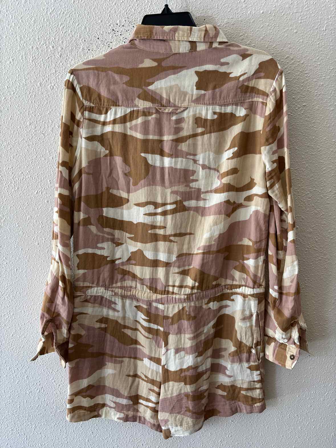 Love Stitch Beige Multi Size S Romper