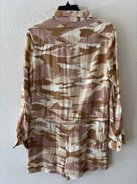 Love Stitch Beige Multi Size S Romper