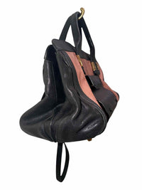 Chloe Alice Black and Rust Handbag