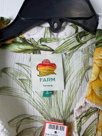 farm rio beige and multi Size S Shirt