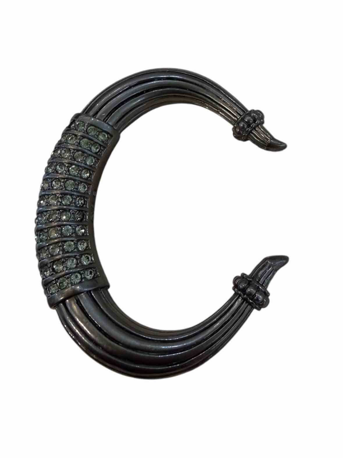 G & B Rhodium Bracelet