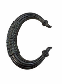 G & B Rhodium Bracelet