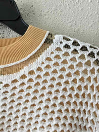 Chloe Yellow and white Size M Sweater