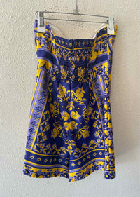 Lavender Brown purple and yellow Size M Romper