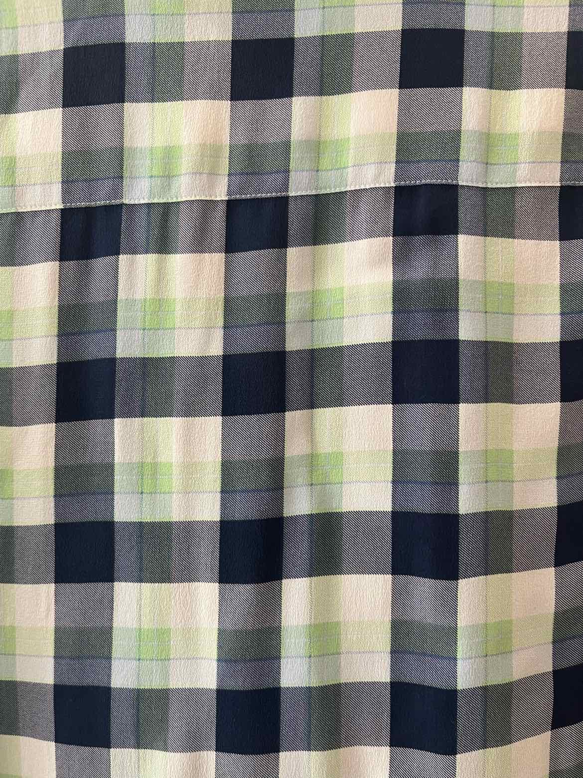 Equipment Blue and Green Size M Shirt