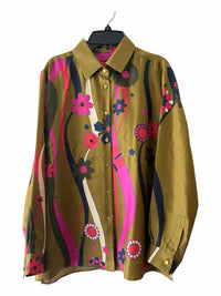 Vilagallo Olive Multi Size 42 Shirt