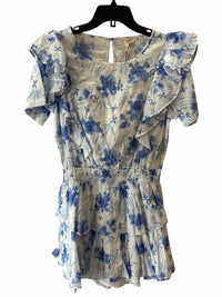 Love Shack Fancy Blue and White Size S Dress