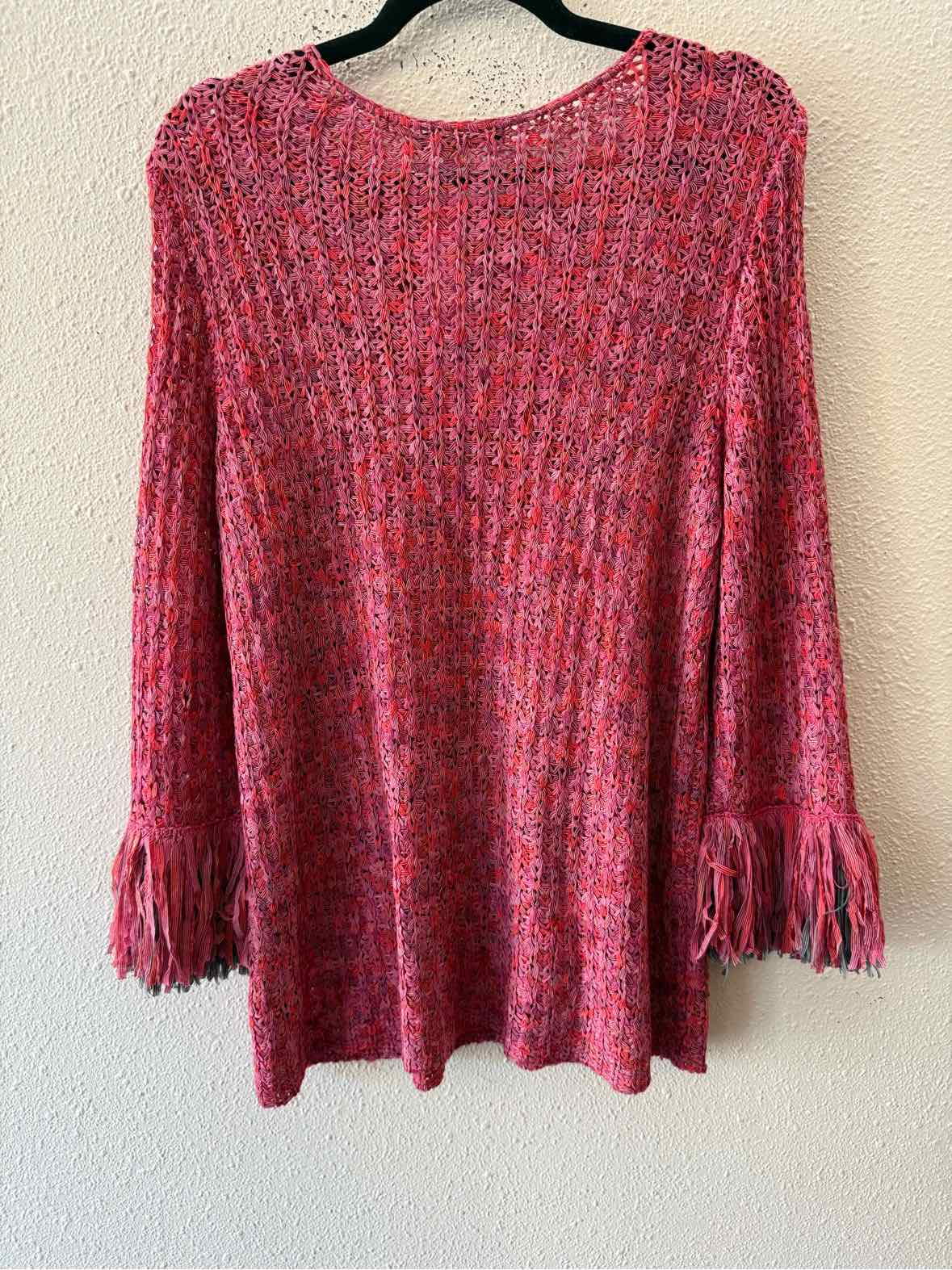 Nic+Zoe Marled pink & orange Size M Sweater