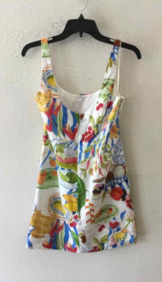 farm rio White Multi Size S Dress