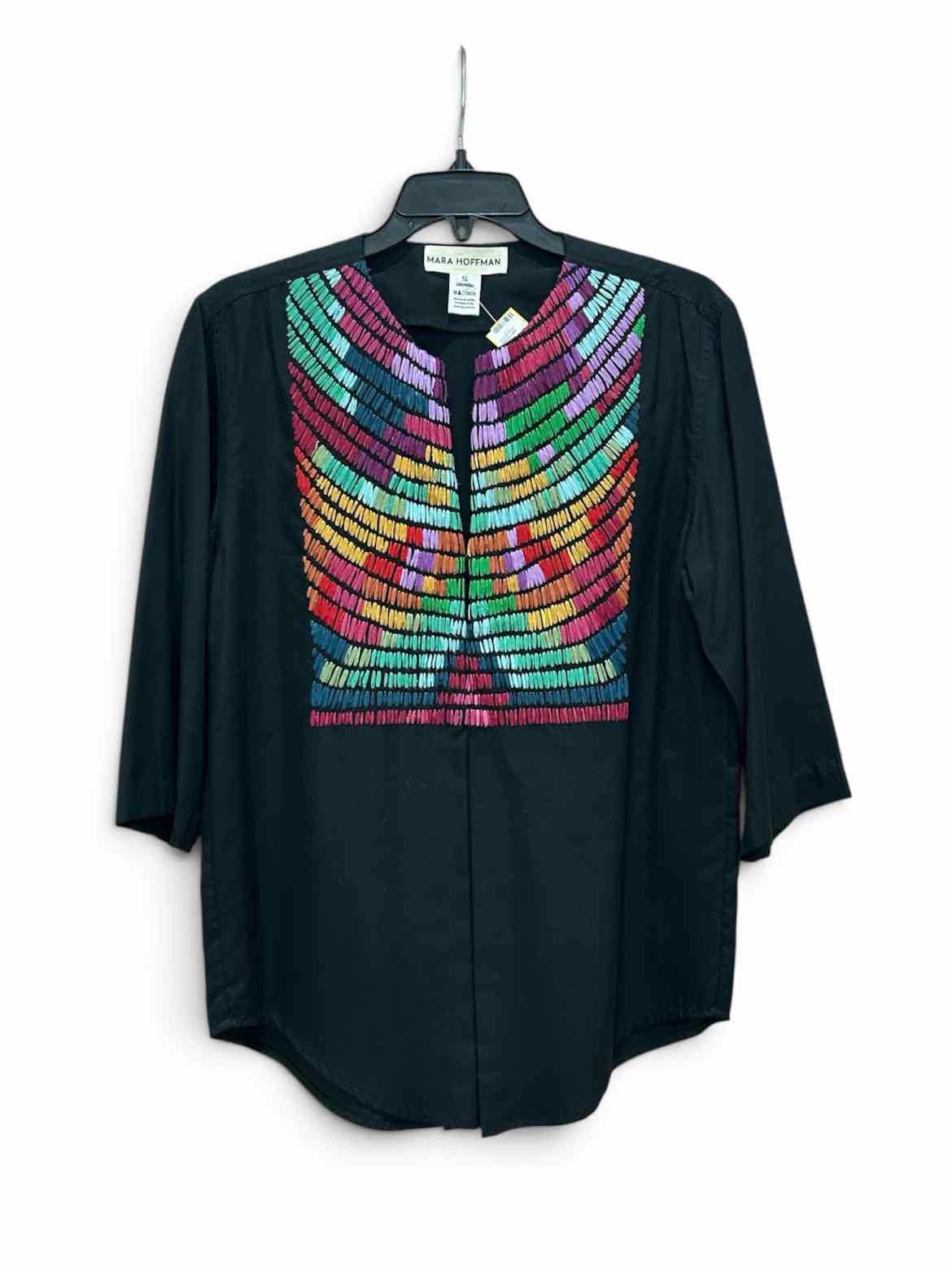 Mara Hoffman Black Multi Size S Shirt