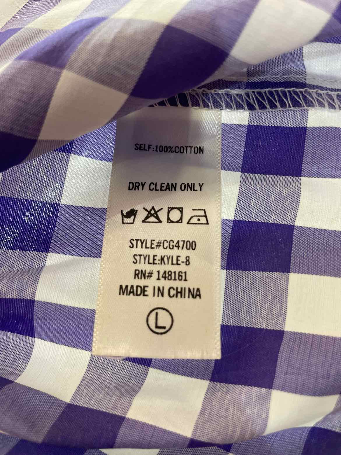 buddy love Purple and White Size L Shirt