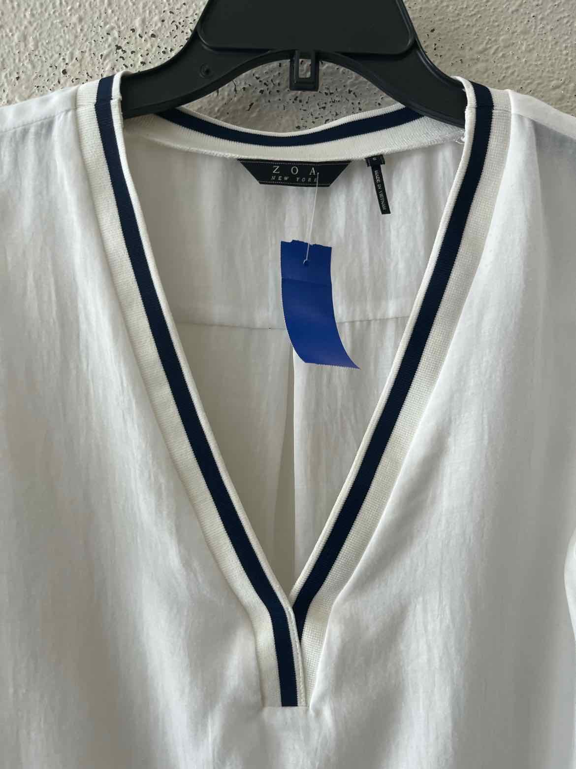ZOA New York White and navy Size S Shirt