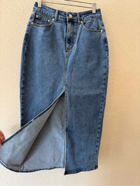 Showpo Medium Wash Size 4 Skirt