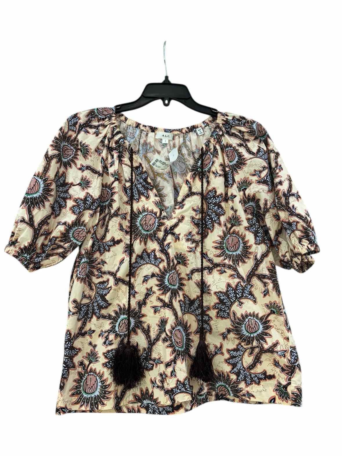 A.L.C. tan multi Size 4 Blouse